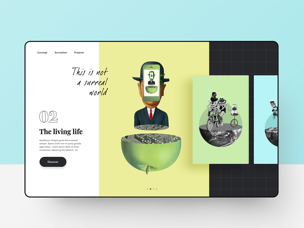 This is not surreal by Camille Piot on Dribbble