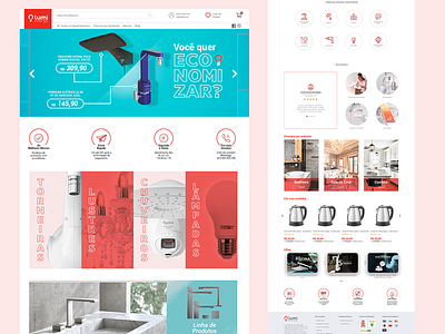 Home E-commerce Page Layout