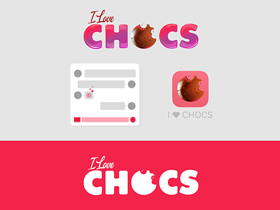 Chocolate Shop Logo app branding chocolate design illustration logo typography ui design vector website concept