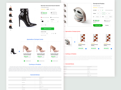 Product Page Concept E-commerce design ecommerce landing page product product page ui ui design ux web website website concept