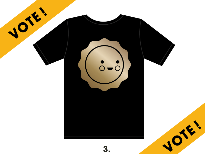 Days Shirt Options GIF — VOTE ! branding illustration shirt