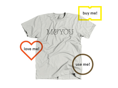 M You Shirt for Sale