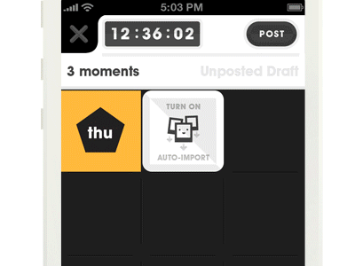 [GIF] Camera Import! app gif illustration ui