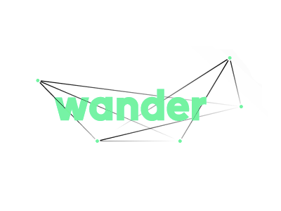 Wander 4 identity logo