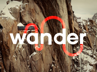 Wander 8 identity logo