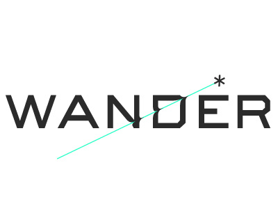 Wander 9 identity logo