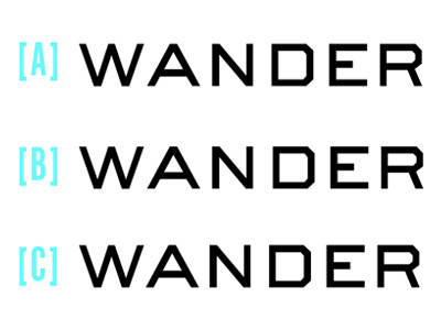 Wander Kern identity logo