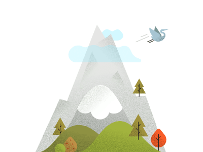 Outdoors animation illustration