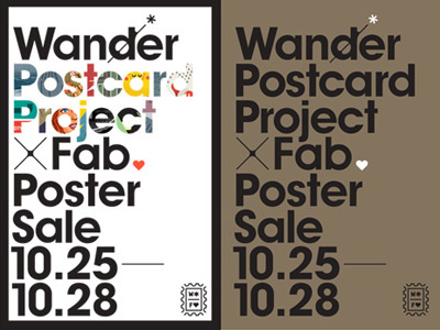 WANDER x FAB❤ Poster Sale