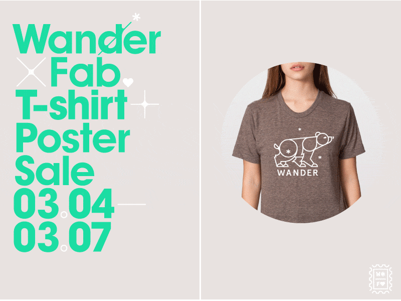 Wander Shirts Sale [GIF]