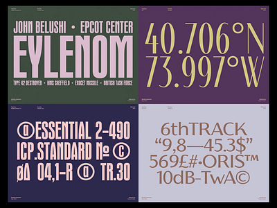 Monthly Typeface Selection color inspiration layout minimal type typo typographic typography