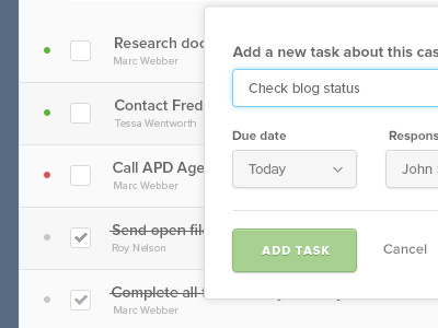 To-do List - Detail app button clean interface manager task tasks todo ui