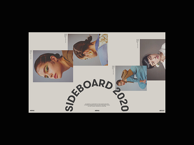 Sideboard Magazine clean design grid header layout minimal modern typography web website