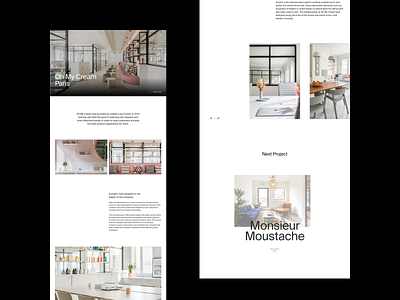 ORU Office Spaces clean design grid layout minimal typography web website whitespace