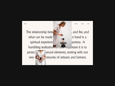 Sallyb. clean design grid header layout minimal typography web website whitespace