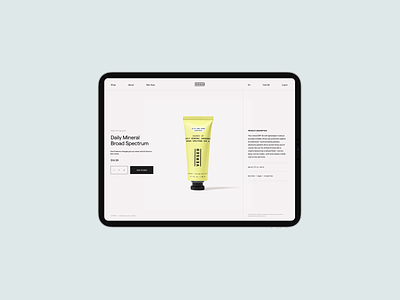VERSED shop redesign beauty beauty product cosmetic cosmetics product single page shop shopify typography website whitespace