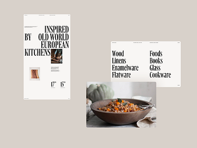 Farmhouse clean design grid header layout minimal typography web website whitespace