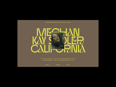 Meghan Kay Sadler color color palette colorful design experimental layout type typography website whitespace