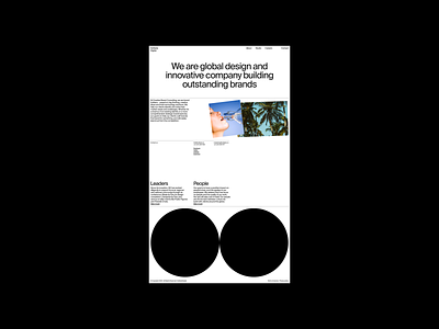 Solitaire Digital clean design grid header layout minimal simple typography website whitespace