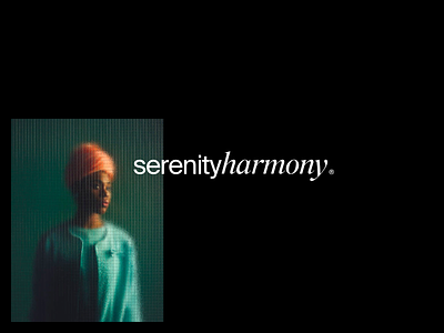 Serenity Harmony logo logotype logotype design sans sanserif serif typeface typography