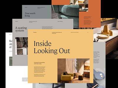 Layouts clean design header interior layout minimal serif typography website whitespace