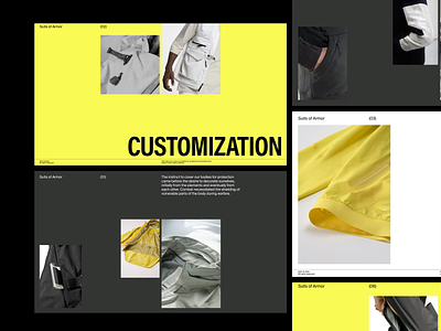 Suits of Armor branding branding design clean deck design fashion grid layout minimal typography