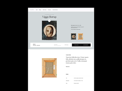 Art Platform art art platform artdirection layout minimal service typography website whitespace