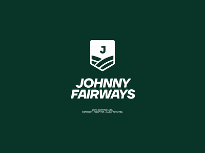 Johnny Fairways bold brand branding design logo logotype type typography