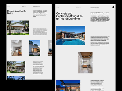 The Local Project architecture clean layout minimal type typography website whitespace