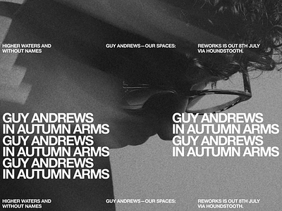 Guy Andrews—In autumn arms clean design layout minimal type typo typographic typography whitespace