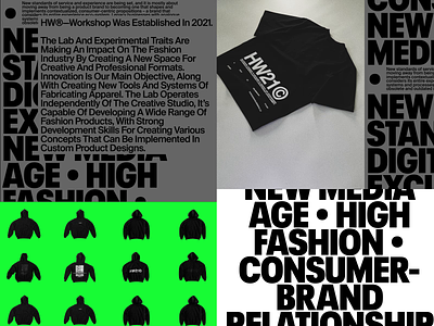 Holographik Workshop apparel bold brand branding design layout typography
