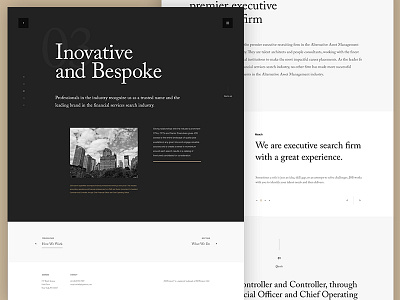 Website Layout — Rejected Screens