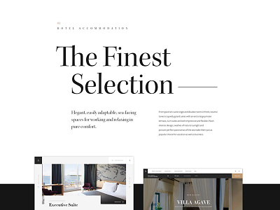 Adriatic Luxury Hotels — Case Study casestudy clean design grid hotel inspiration layout typography website