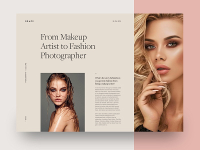 Fashion Layout clean fashion header layout simple slider typography web whitespace