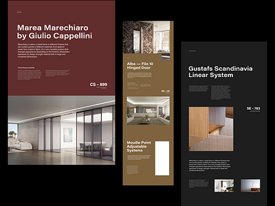 Architecture Website Layout architecture clean grid layout minimal modern sans typography