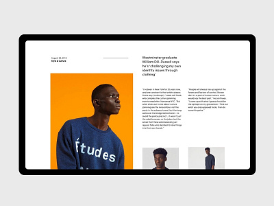 Chronicle #2 bold clean font grid layout typo typography website