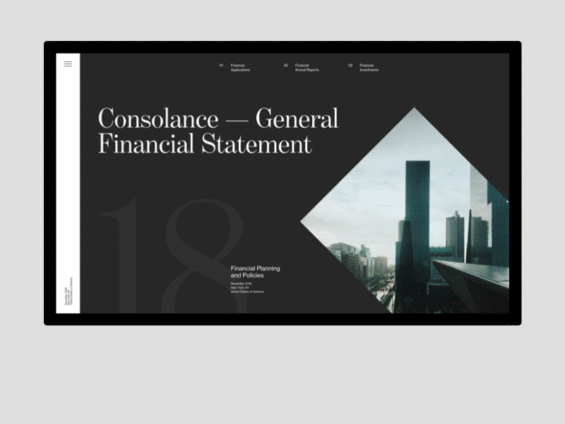 Venture capital financing clean design finance grid header layout minimal typography ventures web website whitespace