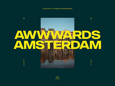 We are attending Awwwards Amsterdam awwwards clean design layout minimal simple typography whitespace