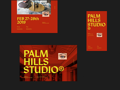 Palm Hills Studio clean design grid header layout minimal responsive simple typography web website whitespace