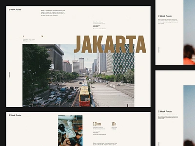 Jakarta branding clean design grid header landing layout minimal modern navigation responsive serif simple typo typography ui ux web website whitespace