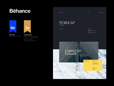 Turecap Ventures branding clean design finance financial layout minimal typography website whitespace