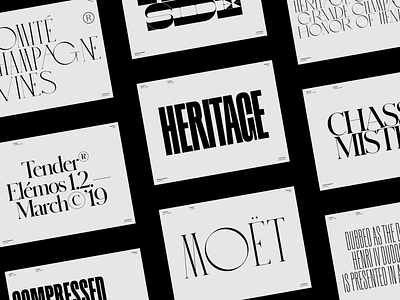 Typography Inspiration | April 2019 Font Selection clean colophon design fonts fonts collection future inspiration klim minimal typography whitespace