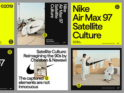 Nike Air Max 97 Satellite Culture artdirection clean design layout minimal nike typography whitespace