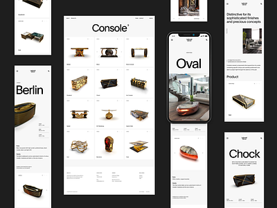 Laborati Ginori — Luxury Furniture Industry clean design grid layout minimal simple typography web website whitespace