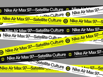 Nike Air Max 97—Satellite Culture behance clean design graphicdesign grid layout minimal nike typography whitespace