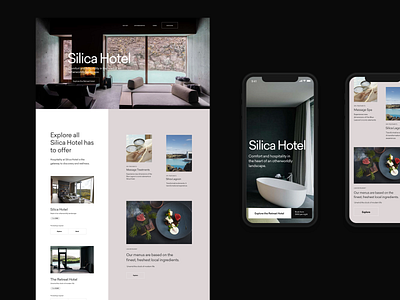 Tourism & Booking — Concept variations clean design grid header layout minimal simple typography web website whitespace