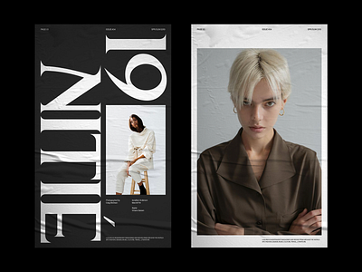 FELTON OUTLINES© clean design fashion grid layout magazine minimal serif typography whitespace