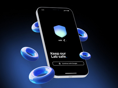 Safe@Lab — iPhone App Render