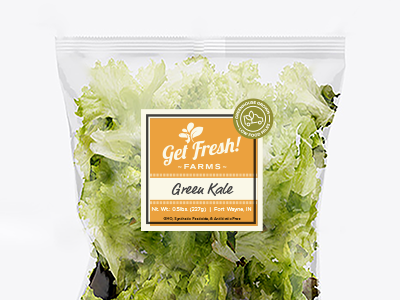 Get Fresh Farms Packaging – Front