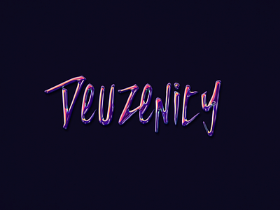 Deuzenity branding graphic design logo texture typography
